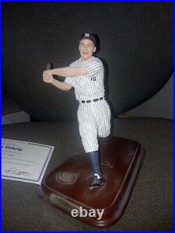 Lou Gehrig New York Yankees #4 HOF Danbury Mint All Star 8 Porcelain Figurine