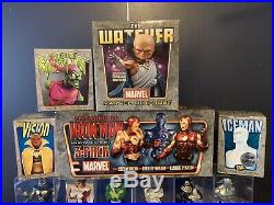 MARVEL BUST BOWEN DESIGNS LOT OF 20+ All Or Some. Spider-Man, Watcher, Iron Man