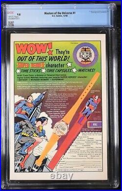 MASTERS OF THE UNIVERSE #1 CGC 9.8? 1st DC COMICMASTERS OF THE UNIVERSE