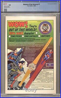 MASTERS OF THE UNIVERSE #1 CGC 9.8? 1st DC COMICMASTERS OF THE UNIVERSE