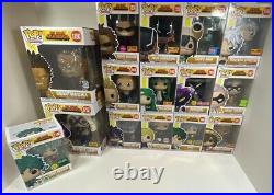 MHA funko pop lot 16 total all boxed