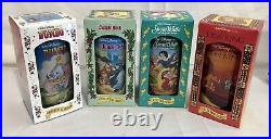 MINT 1994 Walt Disney Collector Series Cups Glasses Burger King Coca Cola ALL 12