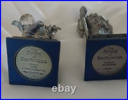 MINT CONDITION! NEVER USED! Army Of Darkness Chess Pieces And Display Case