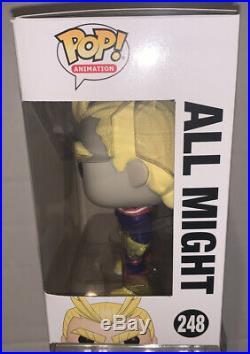 MINT Funko Pop All Might Glow In The Dark 2017 Funimation EXCL