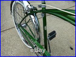 MINT Vintage 1970 Schwinn Typhoon 3 Speed bicycle All Original Campus Green