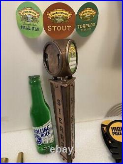 MIXED LOT OF 11 USED And NEW Draft beer tap handles. READ ALL BELOW