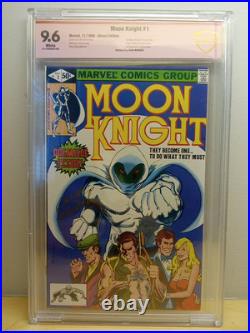 MOON KNIGHT #1 CBCS 9.6 VERIFIED SIGNITURE DOUG MOENCH? Key FIRST APPEARANCE