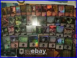 MTG All Foil / Full Art / Promo Land Lot Magic Collection All Pictured