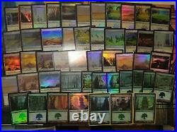 MTG All Foil / Full Art / Promo Land Lot Magic Collection All Pictured