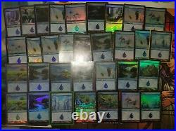 MTG All Foil / Full Art / Promo Land Lot Magic Collection All Pictured