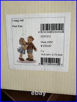 M I Hummel First Kiss Hum #2337 NIB Mint 5.75 Figurine MINT