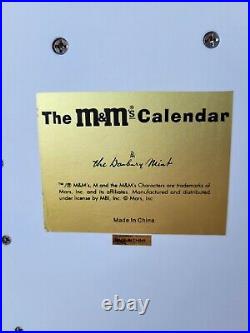 M&M's Danbury Mint Perpetual Calendar Includes All 12 Monthly Figurines