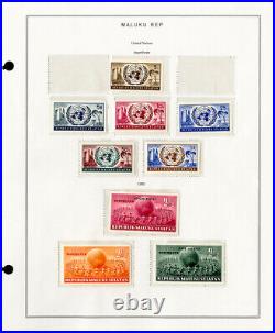 Maluku Republic mid-1900s All Mint Stamp Collection