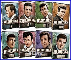 Mannix Collection Complete Series DVD Set Lot All 8 Season Episodes Box TV Show