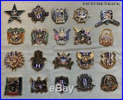 Marine Security Guard Detachment 100 Coin Lot- All Authentic! MSG, Non-NYPD/CPO