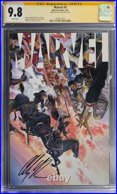 Marvel #5 (2020) Cgc 9.8 Signed By Alex Ross? Top Census? White Pages Marvel #5 (2020) Cgc 9.8 Signed By Alex Ross? Top Census? White Pages