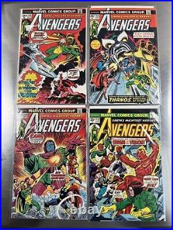 Marvel Avengers All Keys Lot Of 13 Comics Bronze Age #100, 1st Mantis