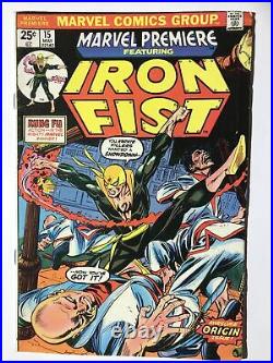 Marvel Iron Fist Mega Lot -All Keys Marvel Premiere 15 Iron First 1 14 Full runs