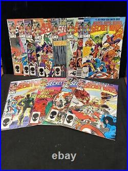 Marvel Super Heroes SECRET WARS #1-12 Complete Set Run Lot All Are High Grade