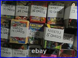 Marvel Trading Cards Huge Lot Of Partial Sets C-pics You Get It All Universe +++