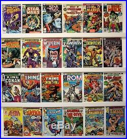 Marvel all #1's Lot of 62 comics most FINE or better see below & photos