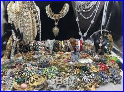 Massive Collection! Vintage Rhinestone Jewelry Lot! All Good! Selling Collection