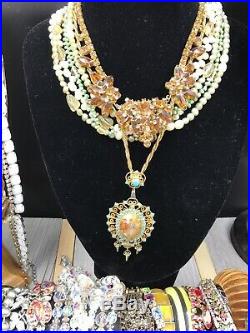 Massive Collection! Vintage Rhinestone Jewelry Lot! All Good! Selling Collection