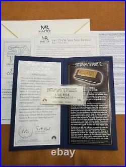 Master Replicas Star Trek TOS Communicator Mint Condition All Boxes & Certs