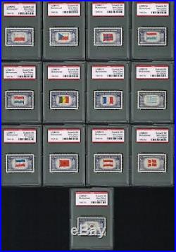 Maybe Nicest 909-921 Collection In Existence All 13 Graded Superb 98 Mint Ognh