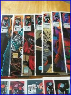 Mcfarlane spawn comic lot 1995 issues 1 thru 22 all bagged and boarded