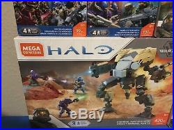 Mega Construx Halo Huge Lot Of 33 Instant Collection All New With Display Boxes