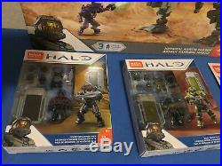 Mega Construx Halo Huge Lot Of 33 Instant Collection All New With Display Boxes