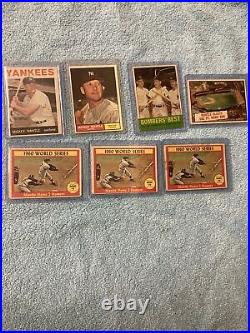 Mickey Mantle All original Cards! LOT! Great Deal For Collection Or Solo Sell