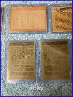 Mickey Mantle All original Cards! LOT! Great Deal For Collection Or Solo Sell