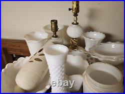 Milk glass collection lot