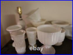 Milk glass collection lot