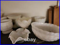 Milk glass collection lot