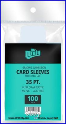 Mint Card Grading Kit 20x Magnifier & Protective Sleeves for All Collections