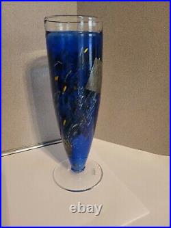 Mint Kosta Boda Artist Collection Satellite Vase Signed Bertil Vallien 12 Nice