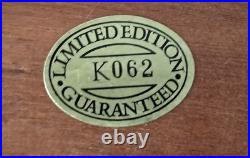 Mint Laurel and Hardy porcelain dolls Figurines Wooden Stand Numbered LTD