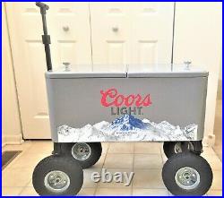 Mint New! COORS LIGHT ALL TERRAIN WAGON COOLER! NIB