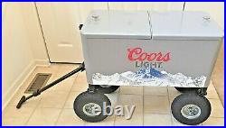 Mint New! COORS LIGHT ALL TERRAIN WAGON COOLER! NIB