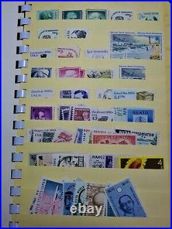 Mint Old US Stamp Collection Album All Uncancelled $172.00 + Face Value