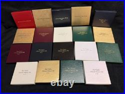 Mint collectible set of First Ladies ornaments 1998-2016 from National Site