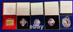 Mint collectible set of First Ladies ornaments 1998-2016 from National Site