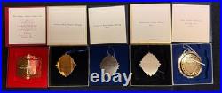 Mint collectible set of First Ladies ornaments 1998-2016 from National Site