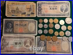 Mixed Lot Of 6 Money From Around The World. Circulated. Antique And Vintage Mixed Lot Of 6 Money From Around The World. Circulated. Antique And Vintage