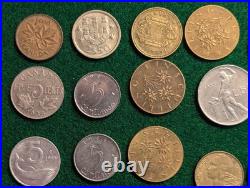 Mixed Lot Of 6 Money From Around The World. Circulated. Antique And Vintage