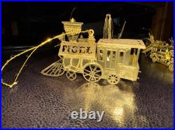 Mixed Lot of 15 Danbury Mint Christmas 23k Gold Plated Ornaments Christmas Tree