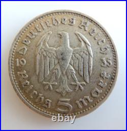 Mixed Lot of 6 Collectible German Coins, all. 9 Silver 1875-1935